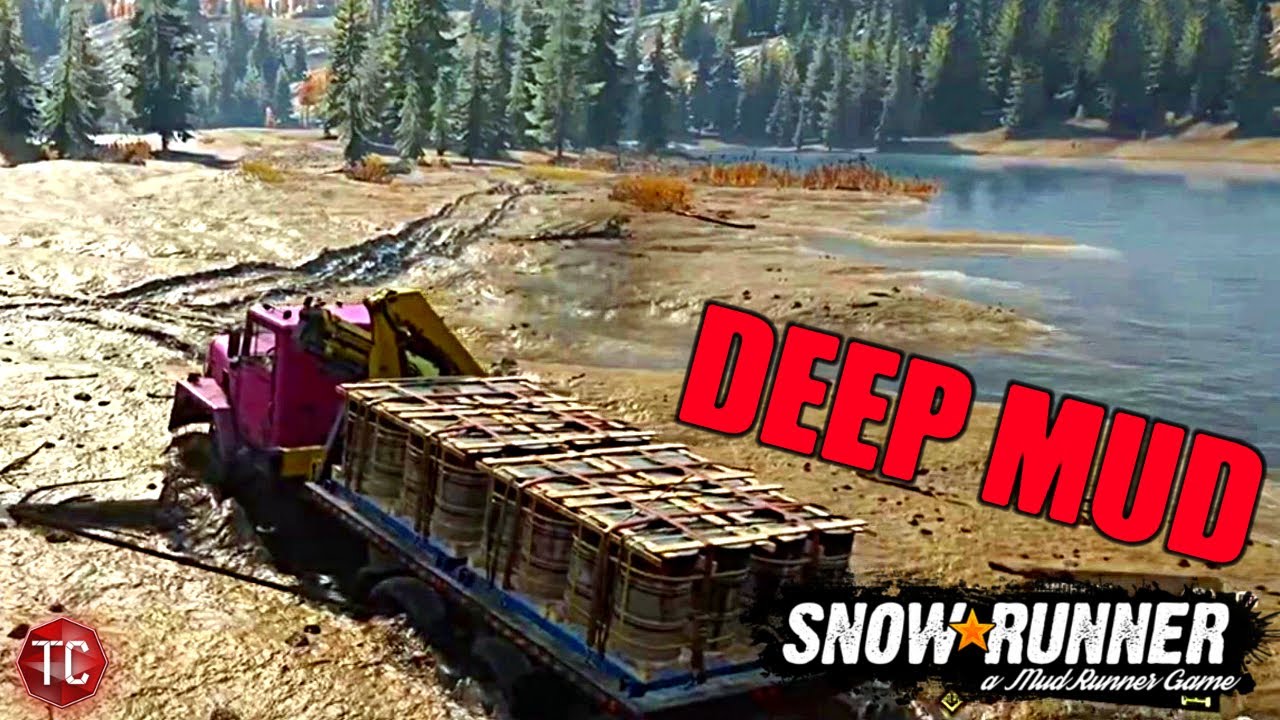 SnowRunner: International Paystar, Oil Barrels, & MUD