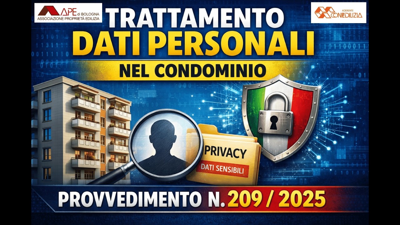 Pillola n  7   Trattamento dei dati personali nell'ambito di condominio