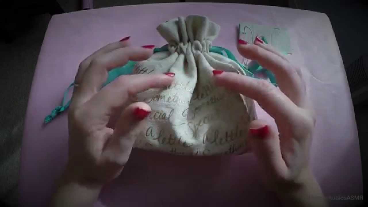 ASMR - Unpacking A Gift - Crinkly Packaging and Tapping