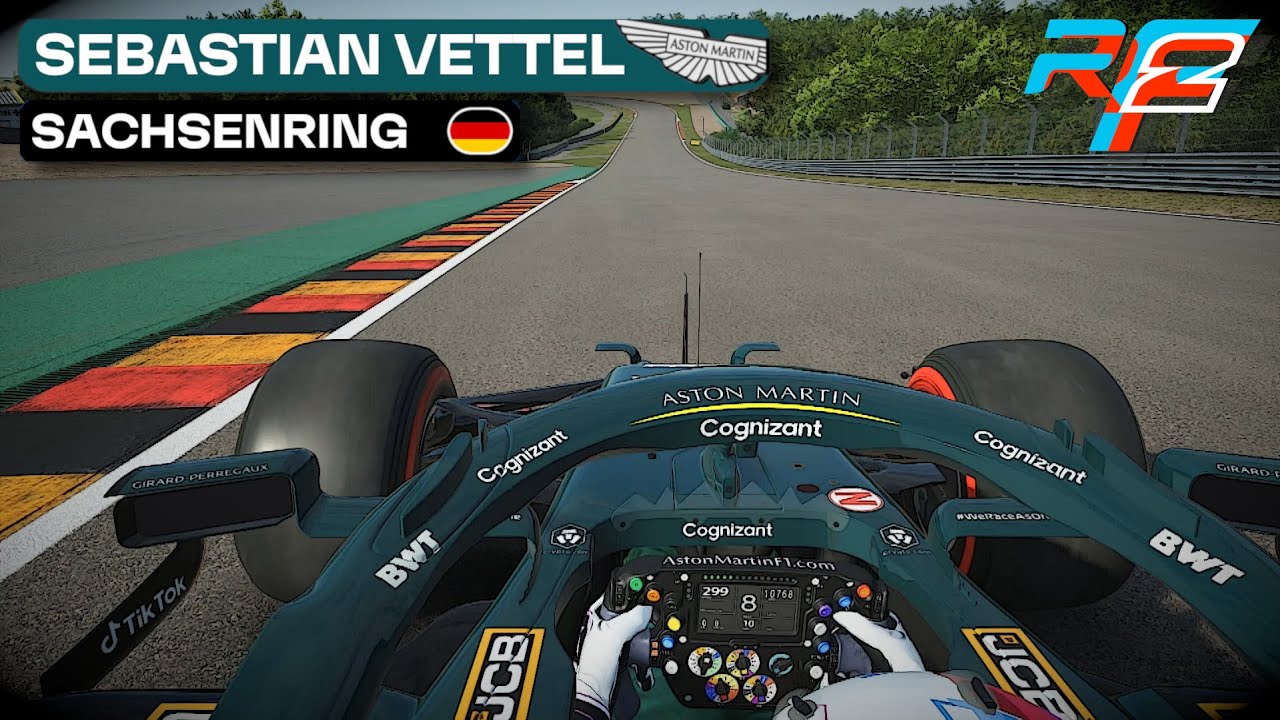 rFactor 2 | Sebastian Vettel | Aston Martin 2021 | Sachsenring