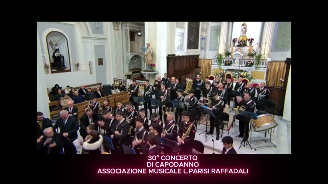 30° CONCERTO DI CAPODANNO BANDA MUSICALE L. PARISI DI RAFFADALI