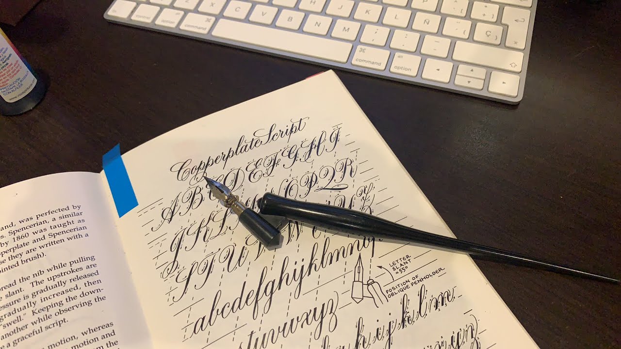 [live practice] copperplate calligraphy
