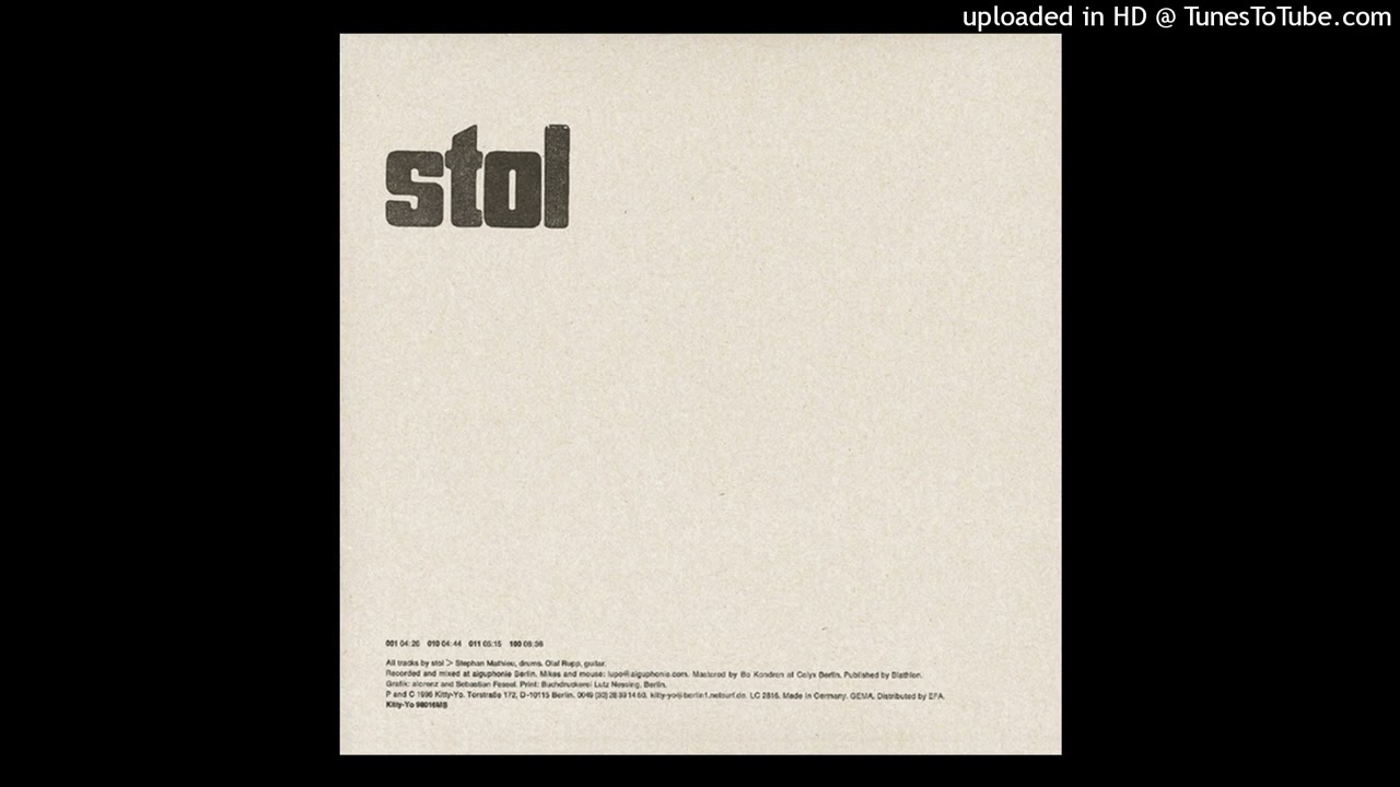Stol - 001 @33rpm [Kitty-Yo – KY98016MS]