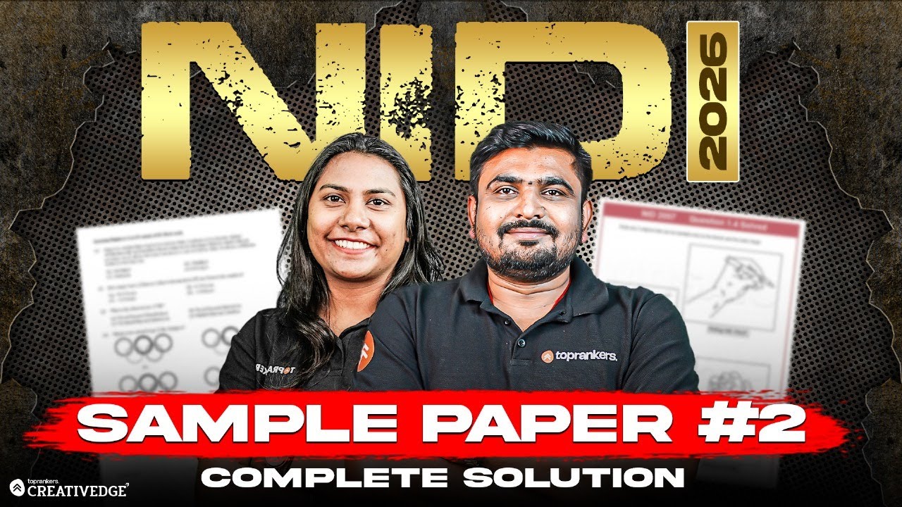This Sample Paper Shows the REAL NID 2026 Level 😱 | NID 2026 Sample Paper-2 (Complete Solution )