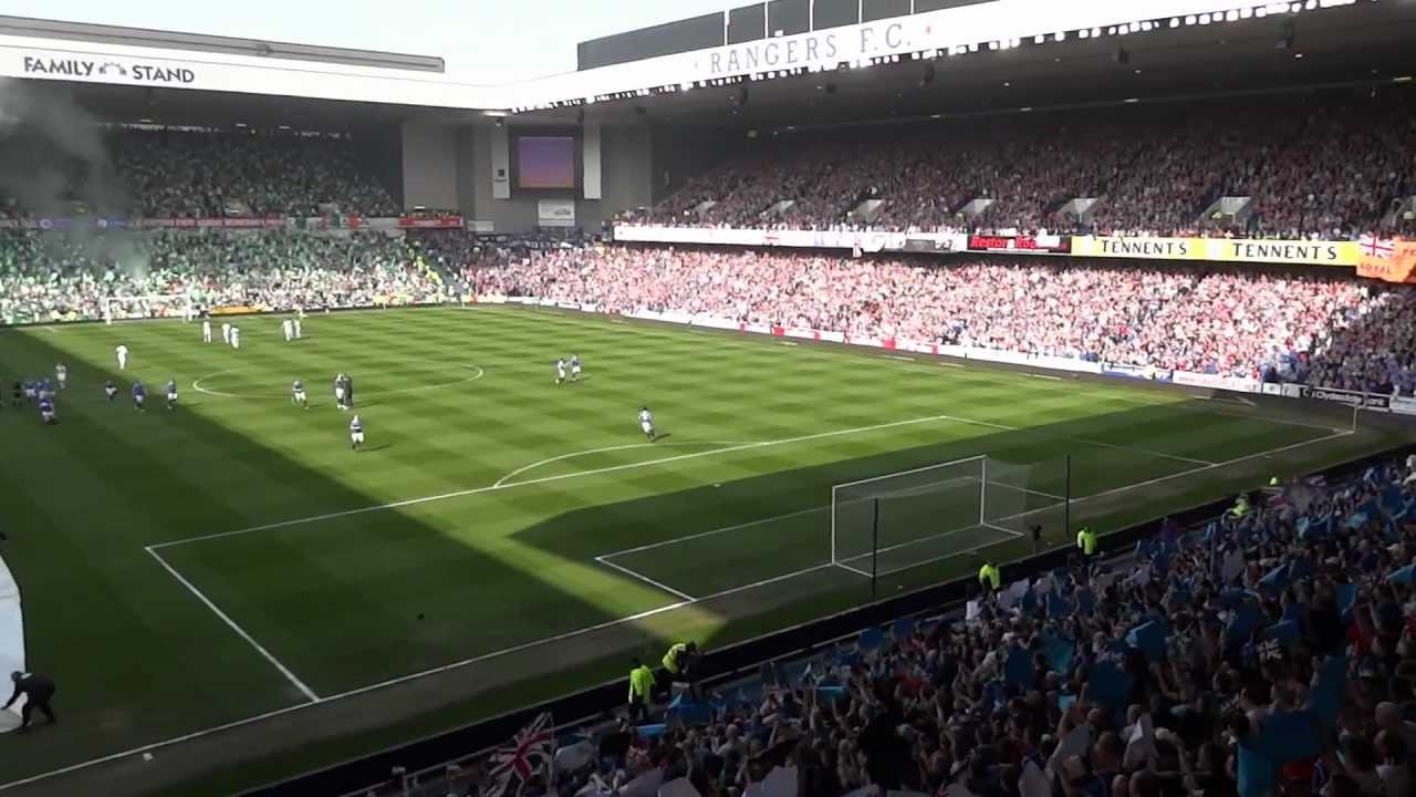 Rangers 3 Celtic 2...Amazing Penny Arcade & Blue Sea Of Ibrox  -  High Quality