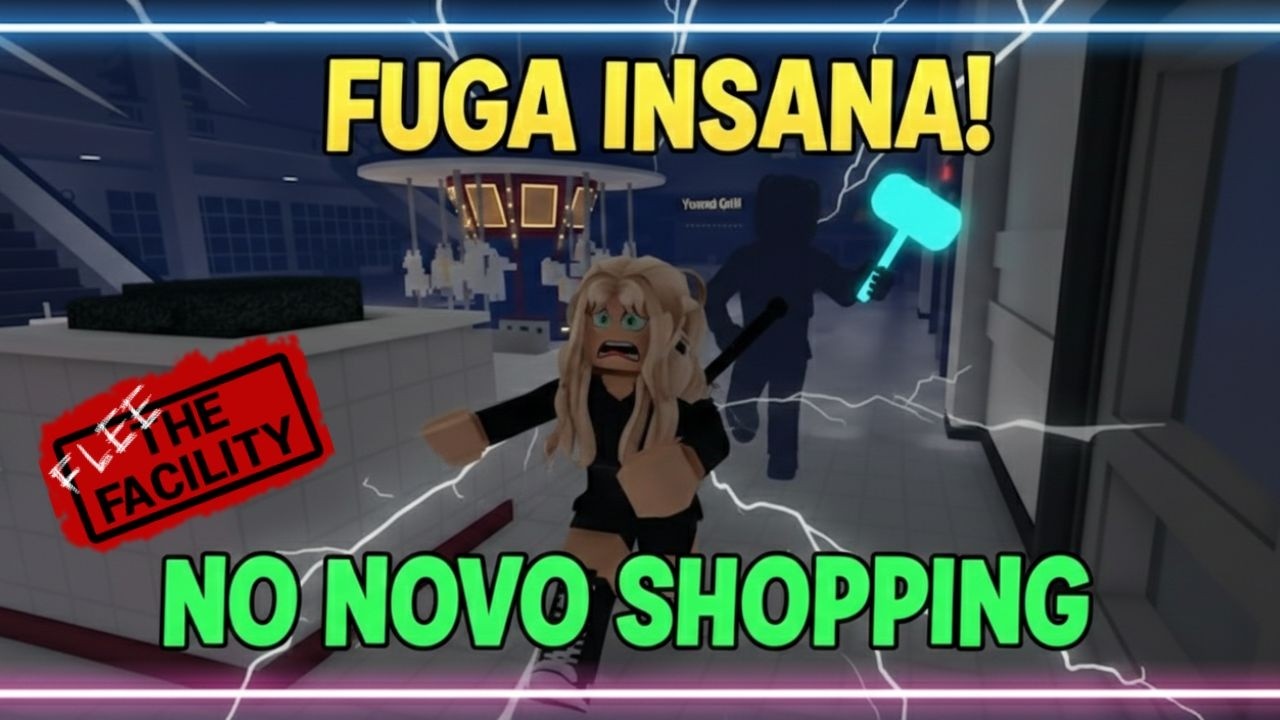 NOVO MAPA DO SHOPPING COM MEU AMIGO | FLEE THE FACILITY