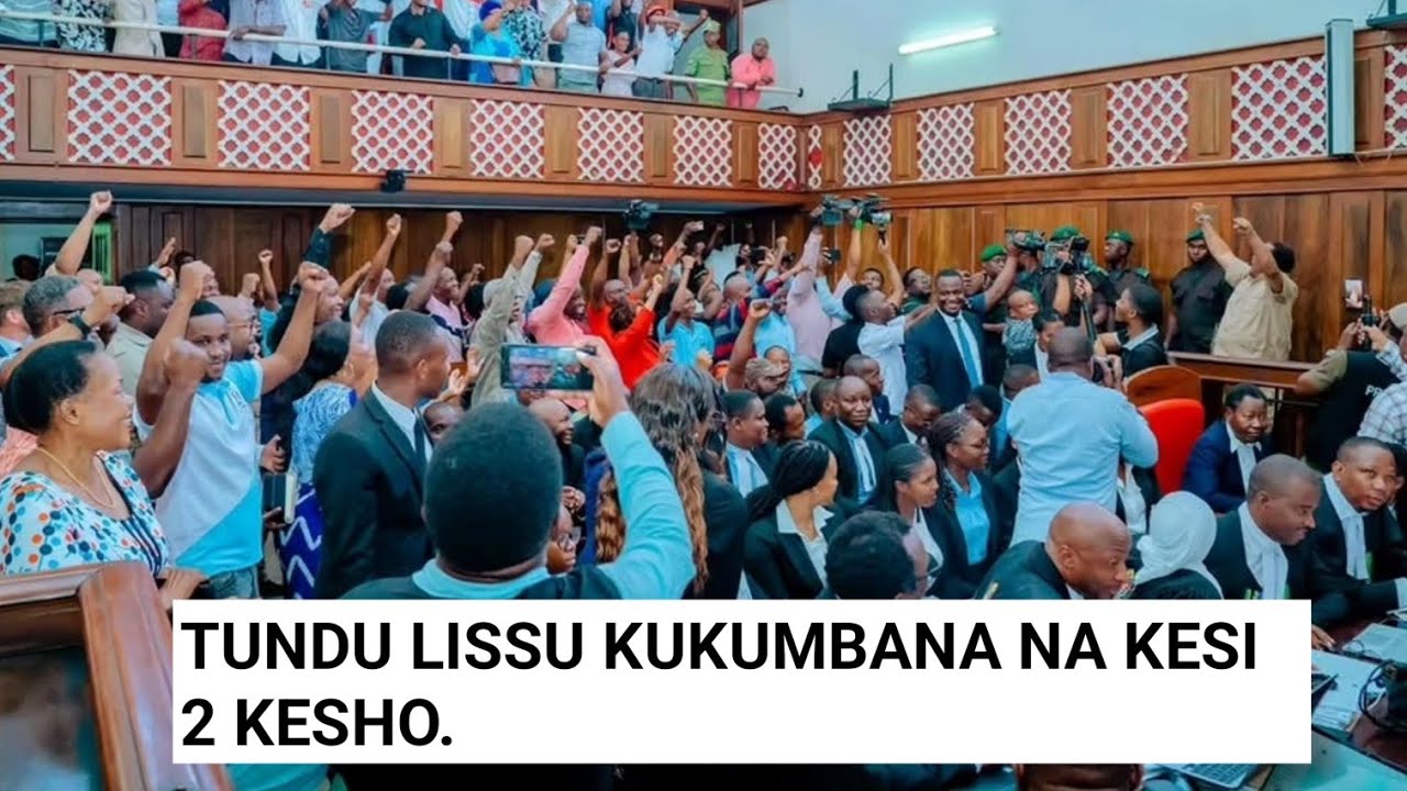 TUNDU LISSU KUKUTANA NA KESI MBILI KESHO