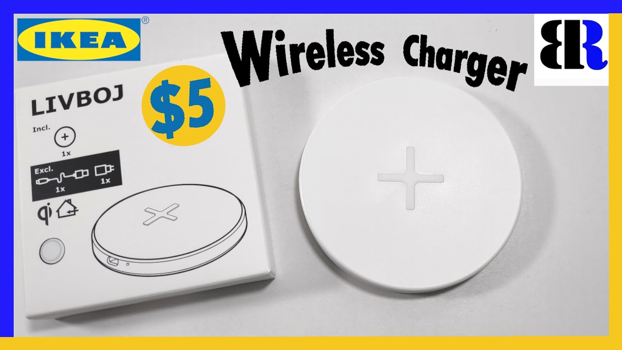 $5 IKEA Wireless Charger Unboxing + Set Up | LIVBOJ