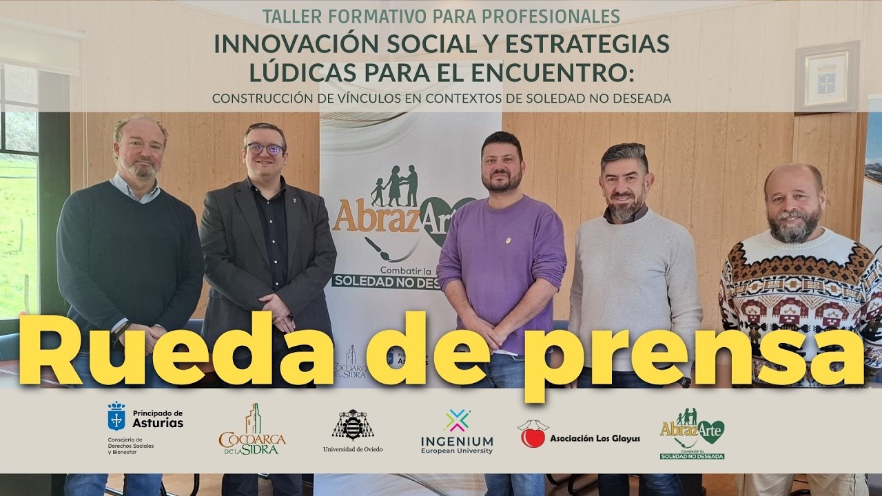 📰Rueda de prensa | Taller Innovación social y estrategias lúdicas para el encuentro