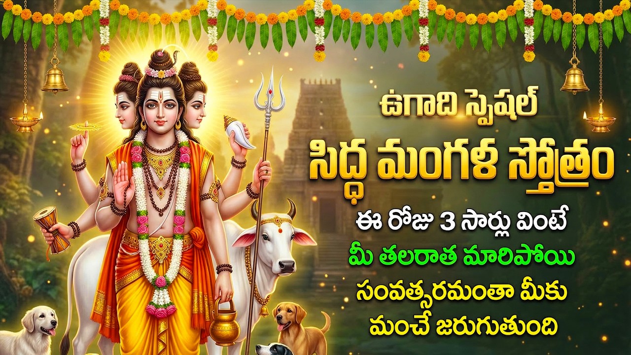 ఉగాది 2026 స్పెషల్ | సిద్ధ మంగళ స్తోత్రం | Siddha Mangala Stotram | Dattatreya Swamy Telugu Songs