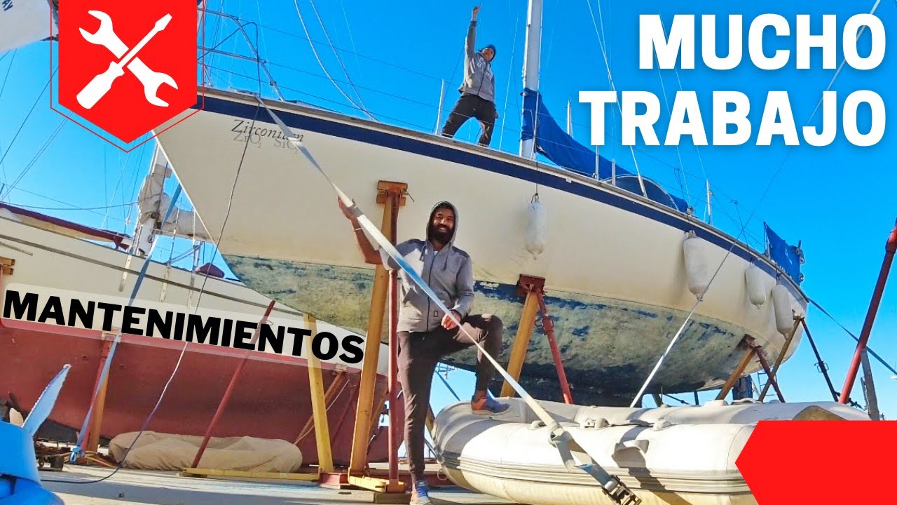 ATRAPADOS en Tierra Reparando Nuestro VELERO ( Parte 1 )