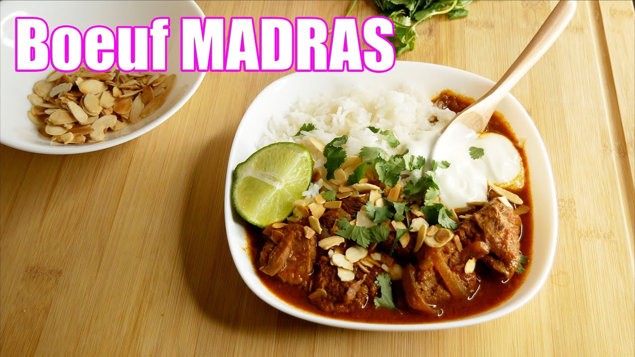 Boeuf madras à la mijoteuse (ou pas !) 🍛