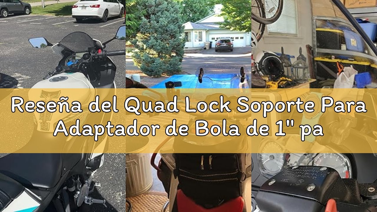 Reseña del Quad Lock Soporte Para Adaptador de Bola de 1