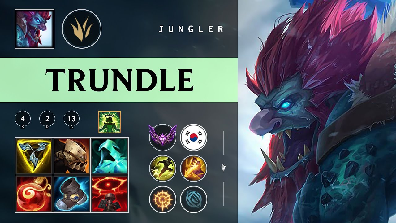 Trundle Jungle vs Zac - KR Master Patch 26.01
