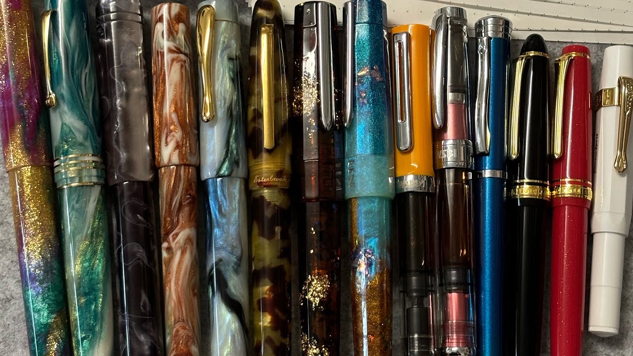 May 2024 Currently Inked Fountain Pens