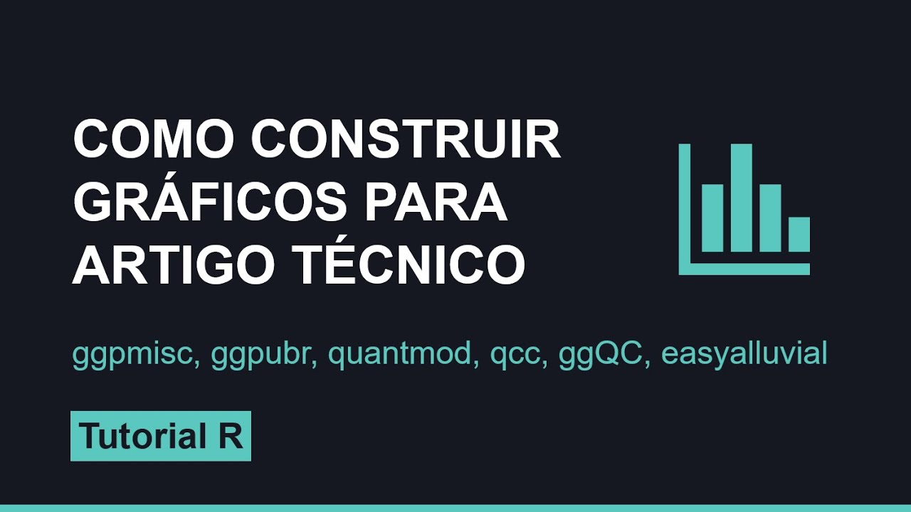 Como construir gráficos para artigo técnico.