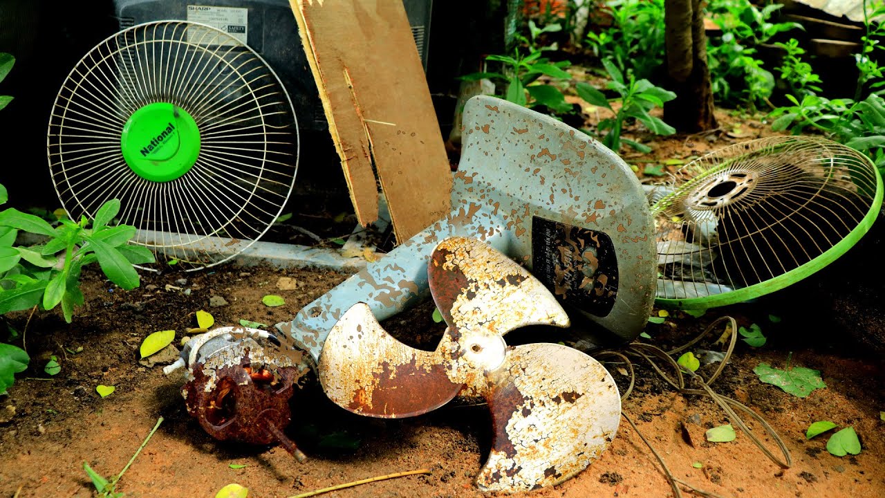 Restoration  ANTIQUE  rusty FAN Restore electric fan | Mr. Pep Restorer