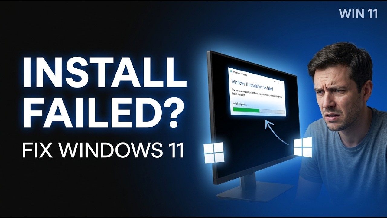 Fix Windows 11 Installation Has Failed Error | Step-by-Step Guide