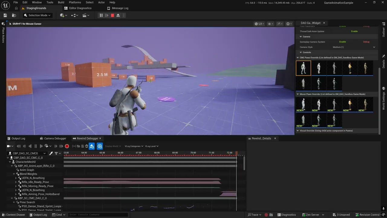 Unreal Engine 5.7 - GASP DAO v1.64.1 (Overview)
