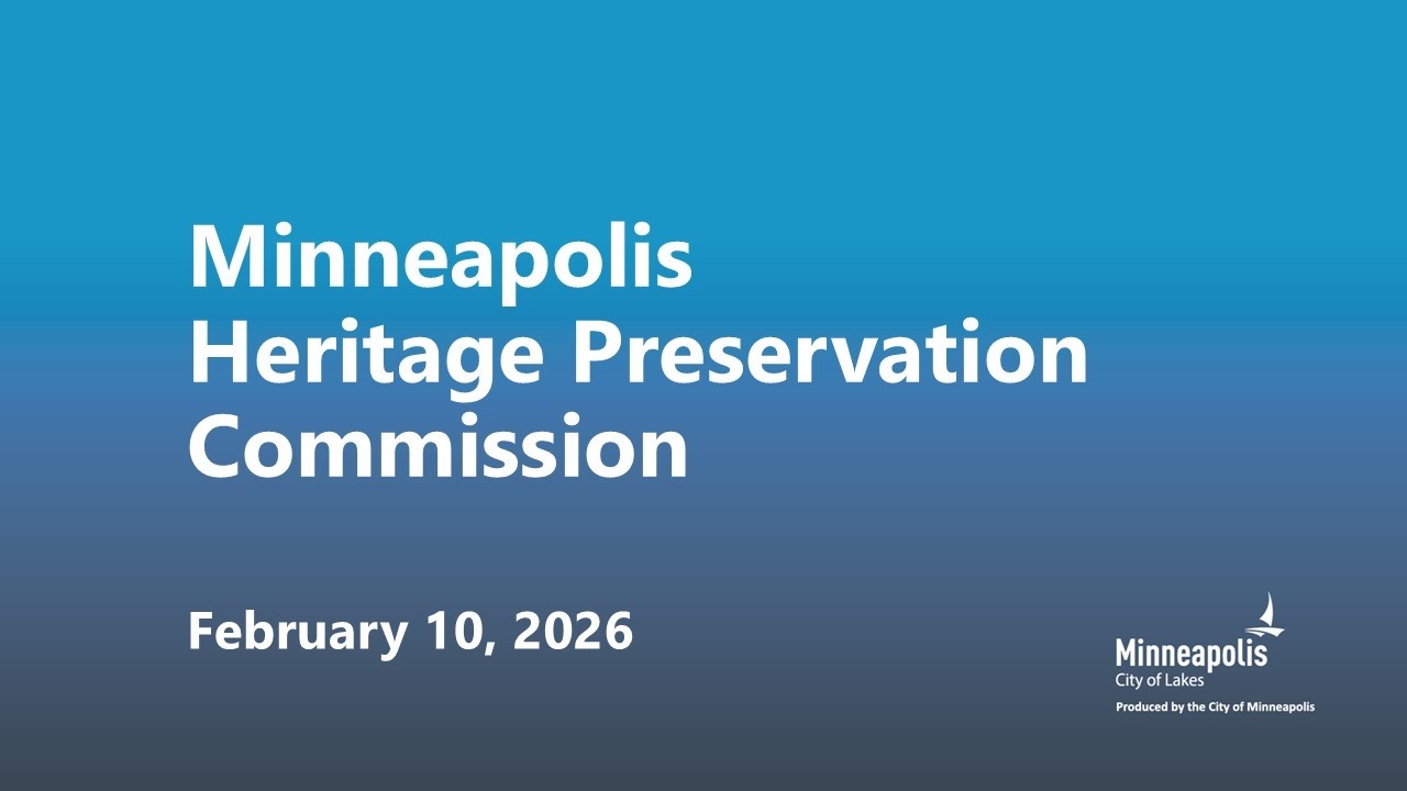 February 10, 2026 Heritage Preservation Commission