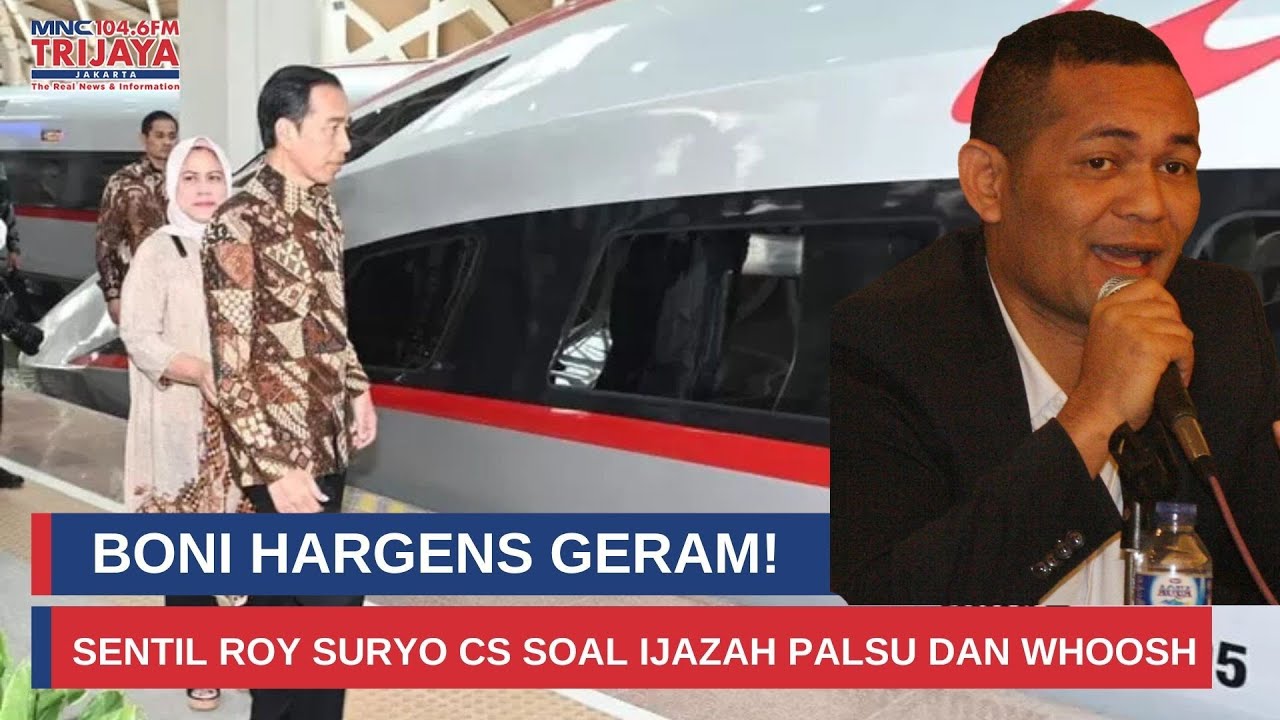 Boni Hargens Sentil Roy Suryo CS Soal Isu Remeh Temeh Ijazah Palsu dan Whoosh I Rakyat Bersuara