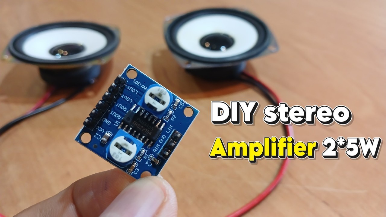 How to Make a 10W Stereo Audio System: PAM8406 Amplifier Board
