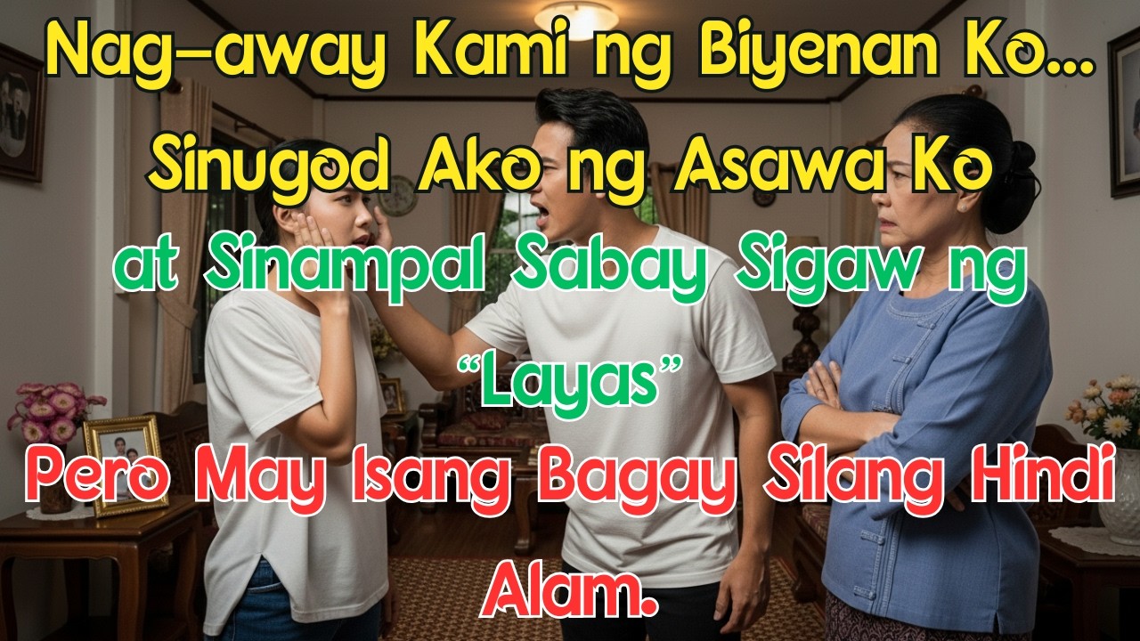 Nag-away Kami ng Biyenan Ko… Sinugod Ako ng Asawa Ko at Sinampal Sabay Sigaw ng “Layas”.