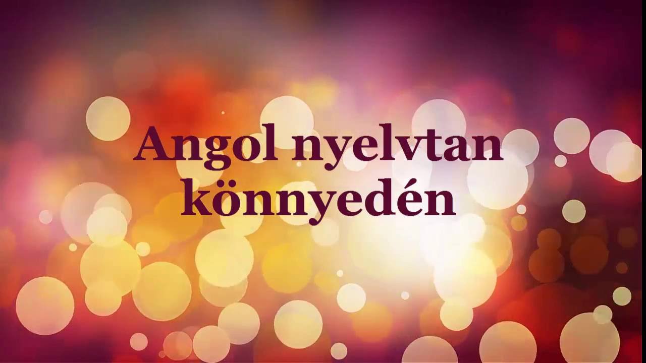 Angol rendhagyó igék 1. rész