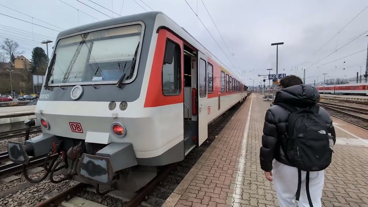 Regionalbahnfahrt Kaiserslautern in Echtzeit, RB67 (VT 628, ehem. Sylt Shuttle Plus