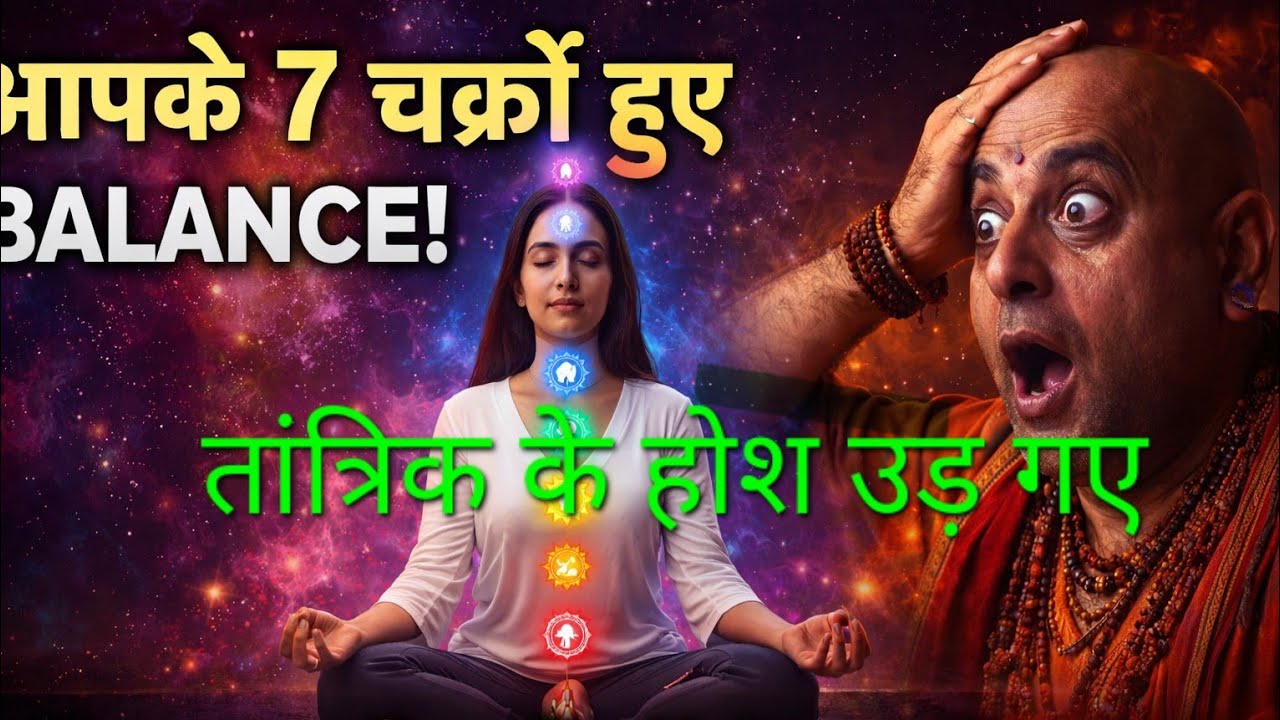 आपके सातों चक्रों का बैलेंस देखकर तांत्रिक के होश उड़ गए ☠️🔱🙏