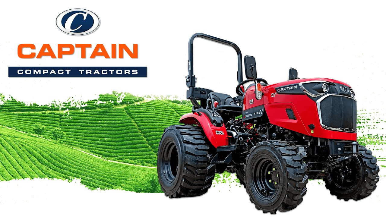 MINI TRACTOR CAPTAIN 263 DT - Descubre sus increíbles prestaciones.