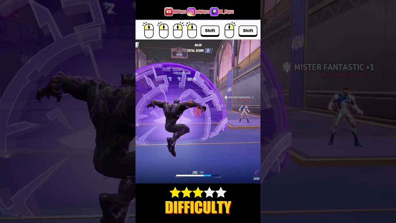 THE BEST BLACK PANTHER COMBO (PART-1) | #marvelrivals