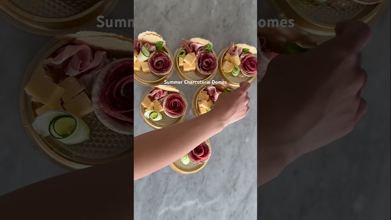 Summer Charcuterie Domes 🧀✨ #charcuterie #charcuterieboard #cheese #cheeseboard