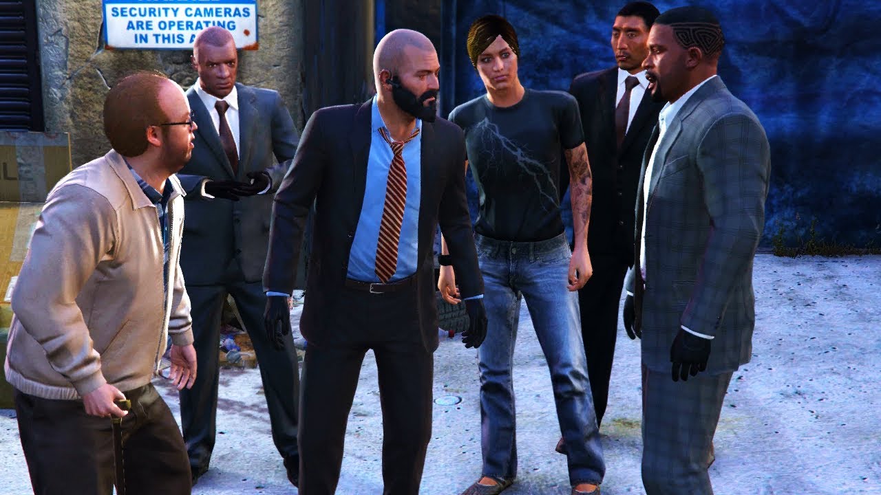 GTA 5 (PS4 60FPS) - Mission #14 - The Jewel Store Job (Loud Approach) [BEST CREW]