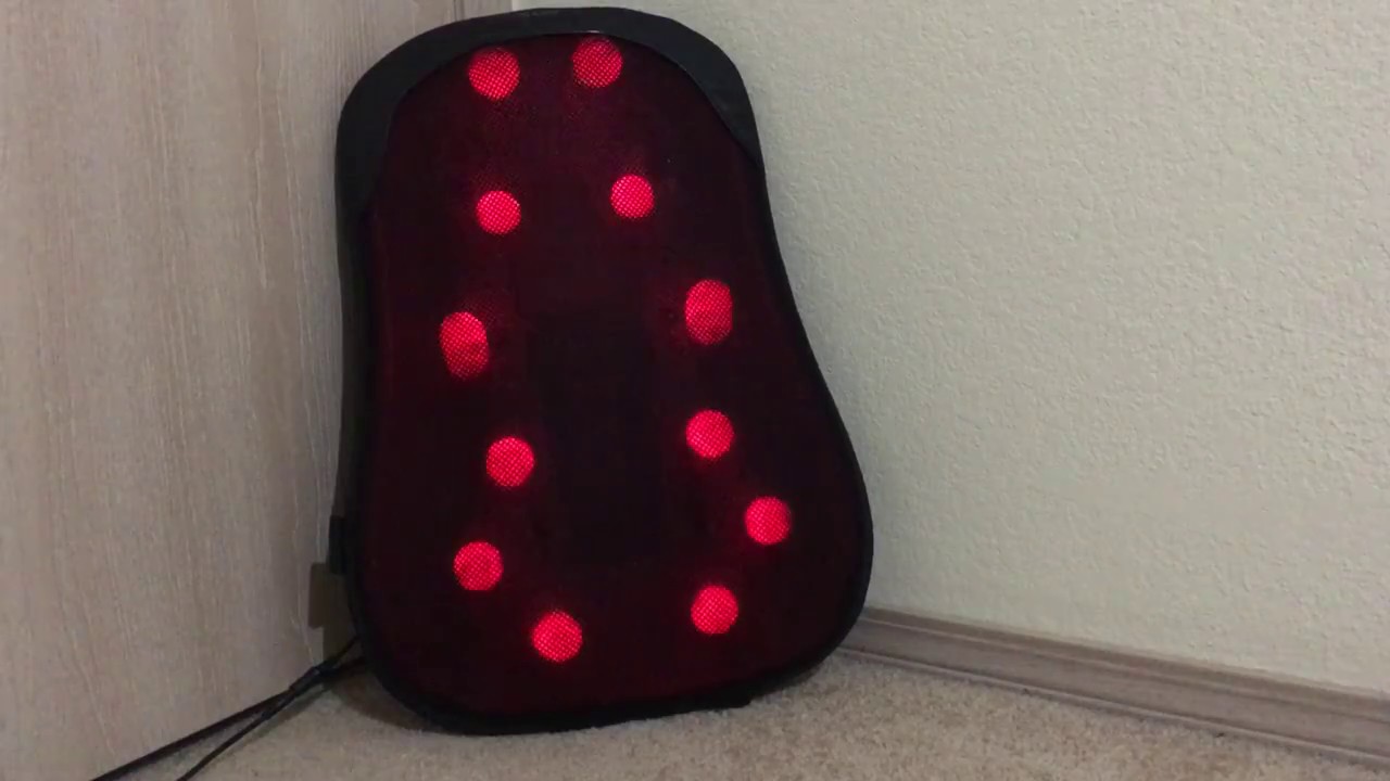 Naipo Back Massager Shiatsu Back Massage Cushion with S-track, Kneading, Thai Step Massage