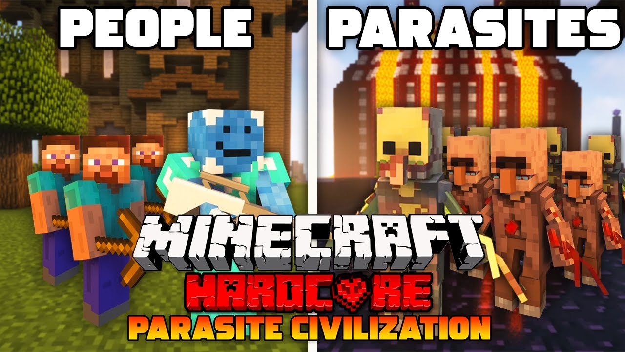 100 Players Simulate a HUGE Minecraft Civilization in a Parasite Apocalypse