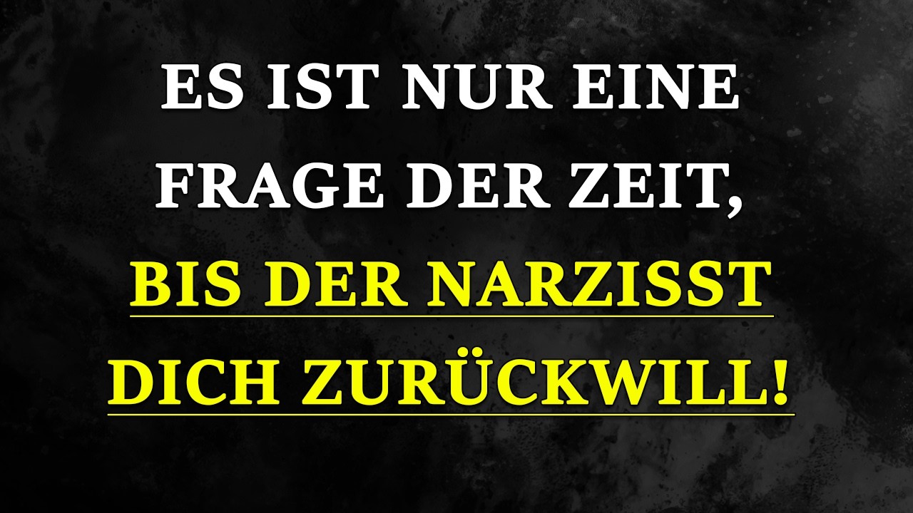 Früher oder später kehrt der Narzisst zurück – aber aus den falschen Gründen | Narzissmus