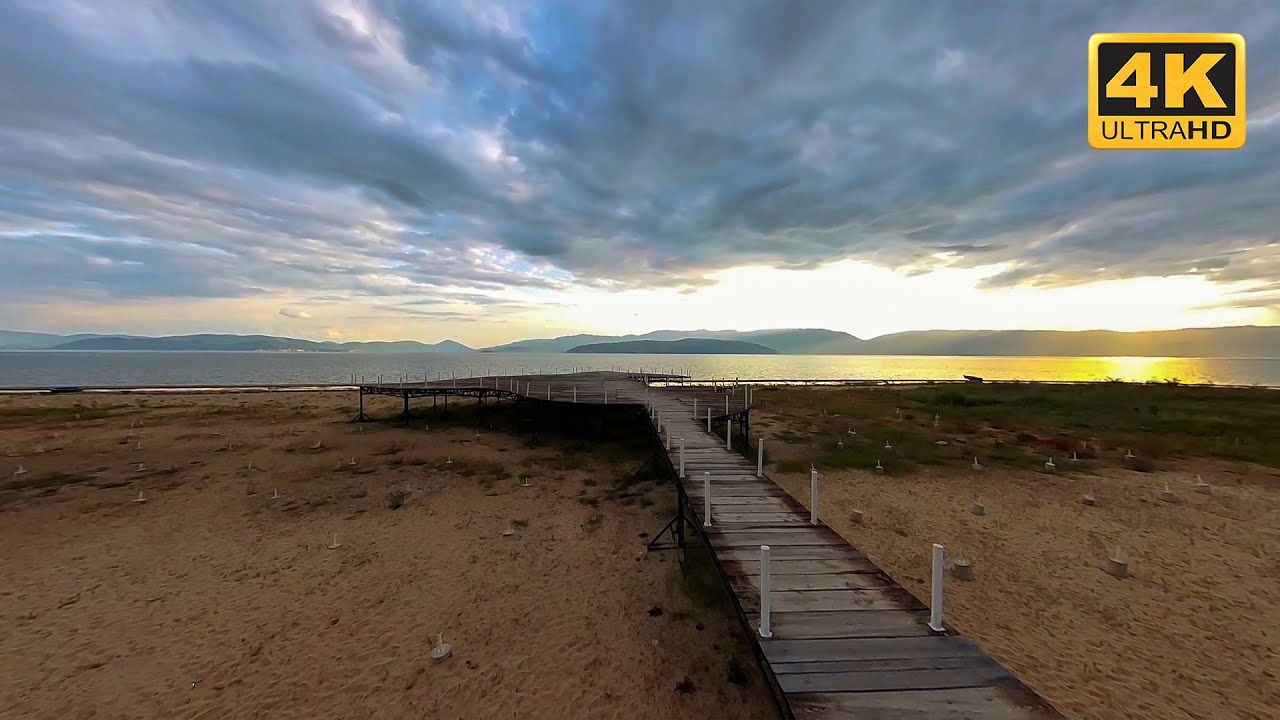WALK TOUR *Sunset* Slivnica Beach - Prespa Lake, Macedonia 🇲🇰 Сливница плажа, Македонија (Мај 2023)