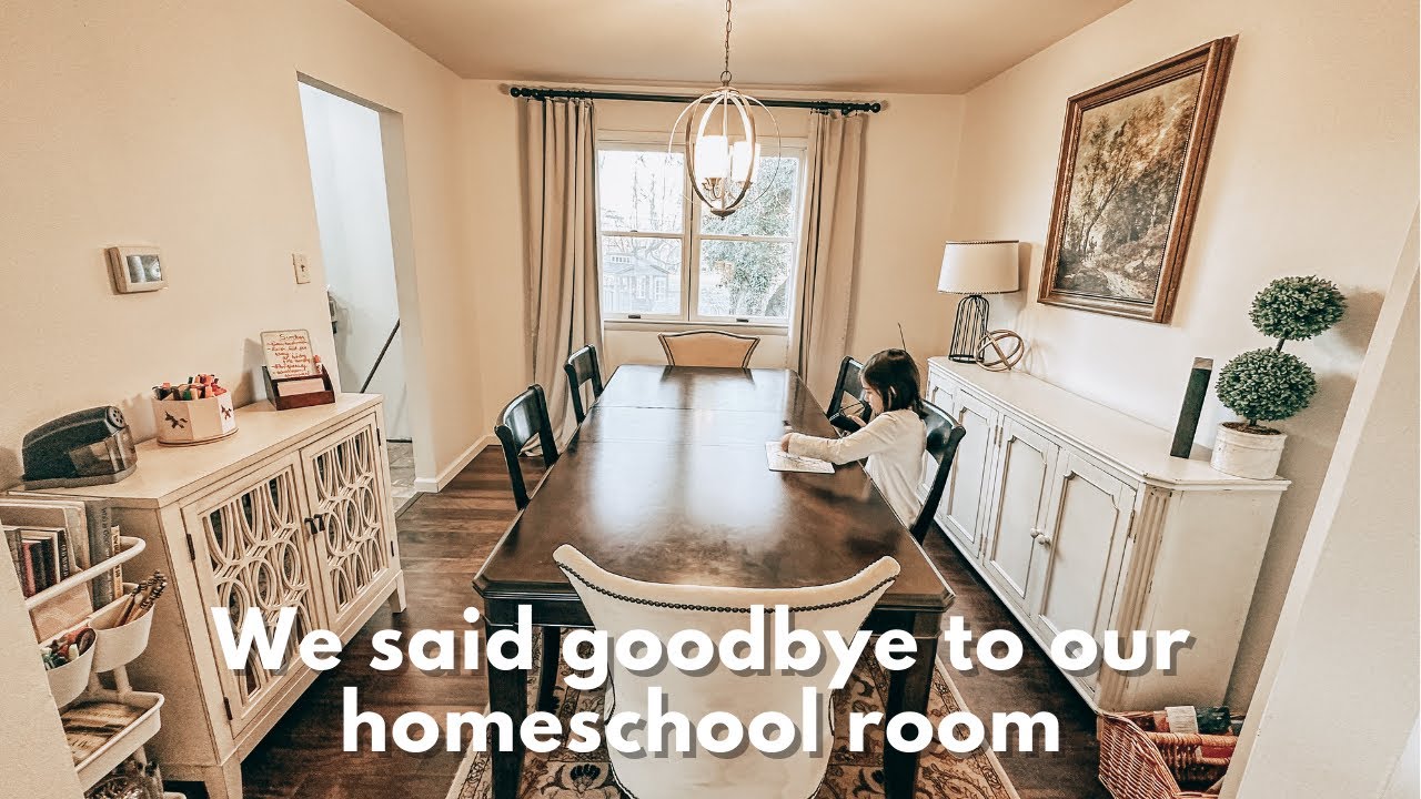 Declutter - Clean - Organize New Homeschool Space