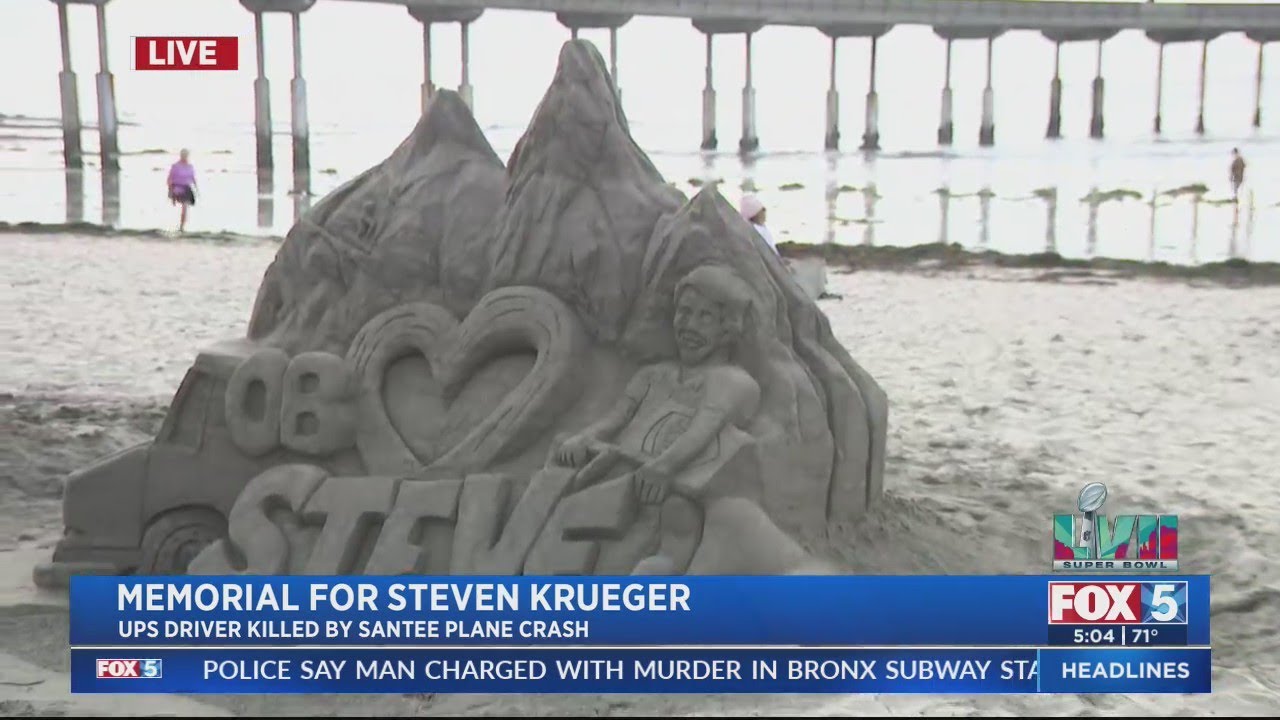 Memorial for Steven Krueger -- UPS Driver Killed by Santee Crash