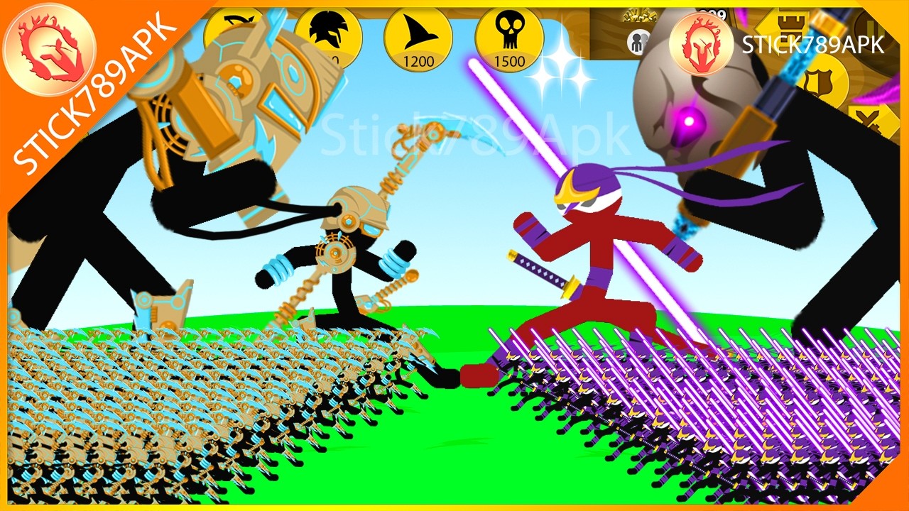 STICKMAN VOLTAIC SHADOWRATH, GRIFFON VS LEADER SHADE, FINAL BOSS | Stick War Legacy | Stick789Apk