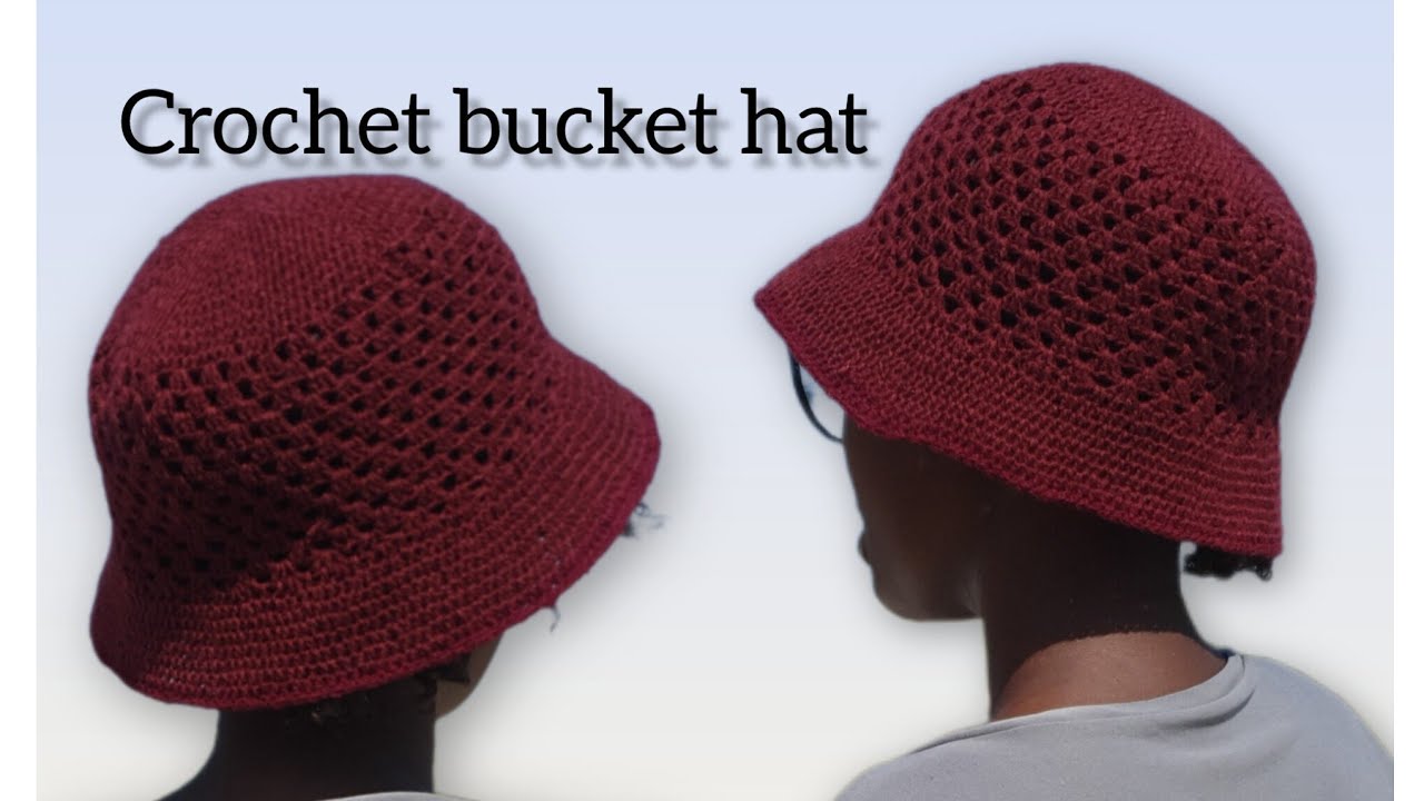 Easy Crochet  bucket hat tutorial