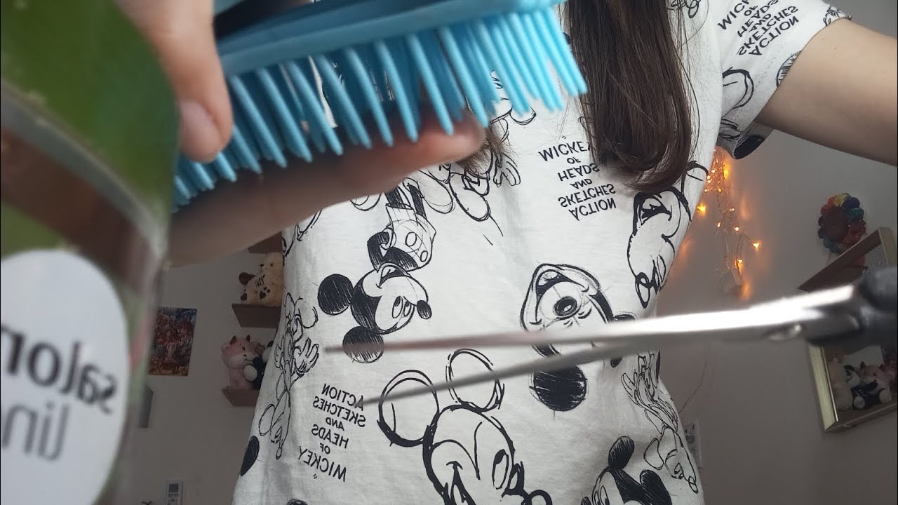 Asmr cabeleireira | Cortando seu cabelo 💤