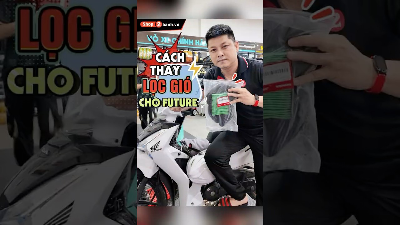 Hướng dẫn gắn lọc gi&oacute; cho Future led si&ecirc;u đơn giản #locgioxemay #locgiozin #dochoixemay