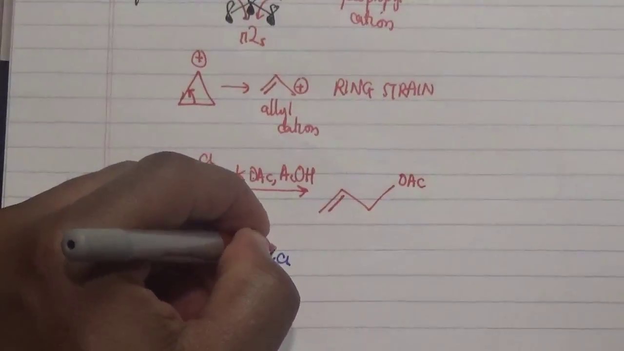Small ring opening by Electrocyclic reaction: cyclopropyl cation to allyl cation