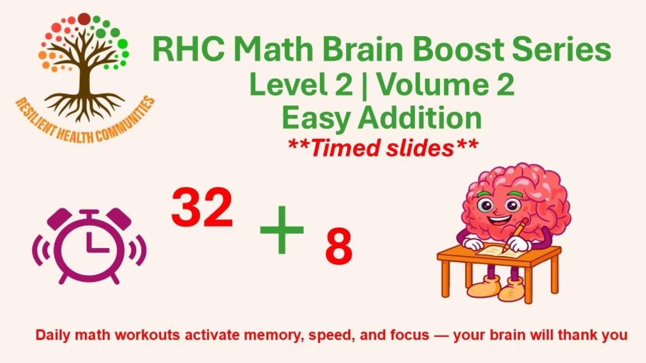 Brain Boost Math | Level 2 | Volume 2 | Easy Addition