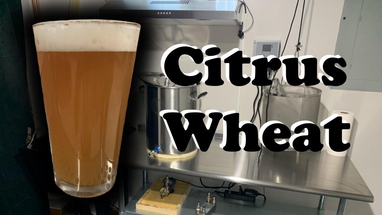 Brewing a Citrus Wheat Ale on Clawhammer BIAB | Grain to Glass