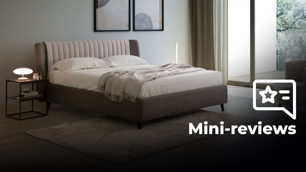 Letto con testiera particolare Danae