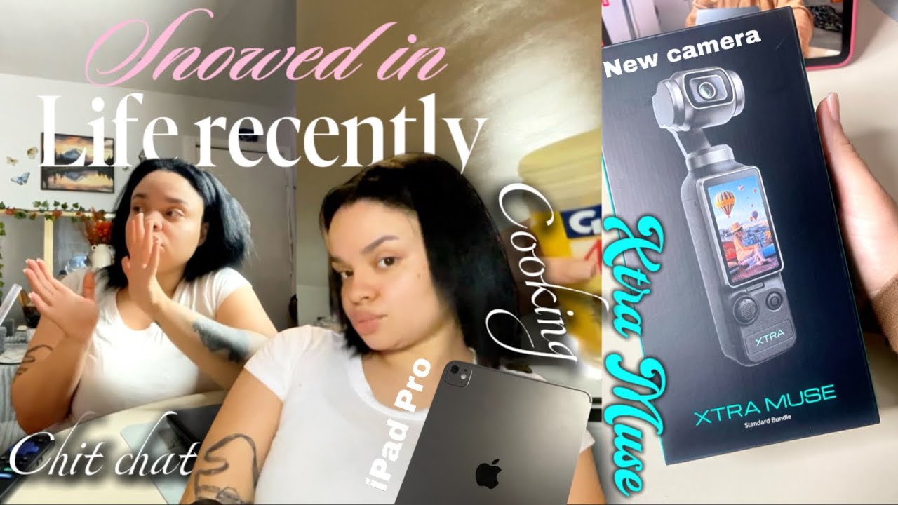 Snowed in | at home vlog ✨New camera 📸 + IPad Pro 