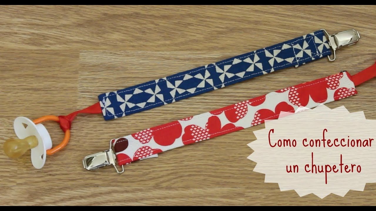 DIY - Como hacer un chupetero | Coser con Manneken